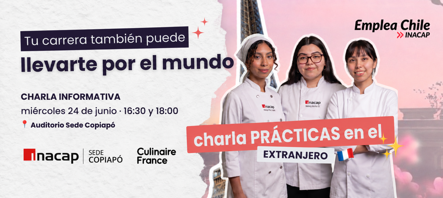 Charla de Práctica en el Extranjero por Culinaire France