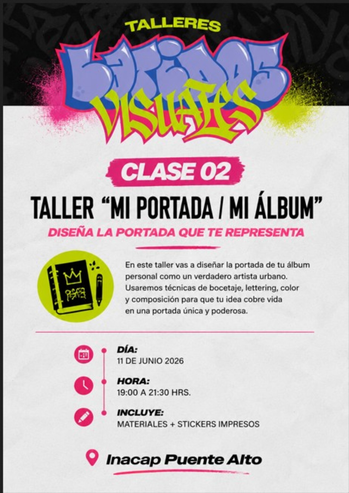Taller "Mi portada / Mi álbum"