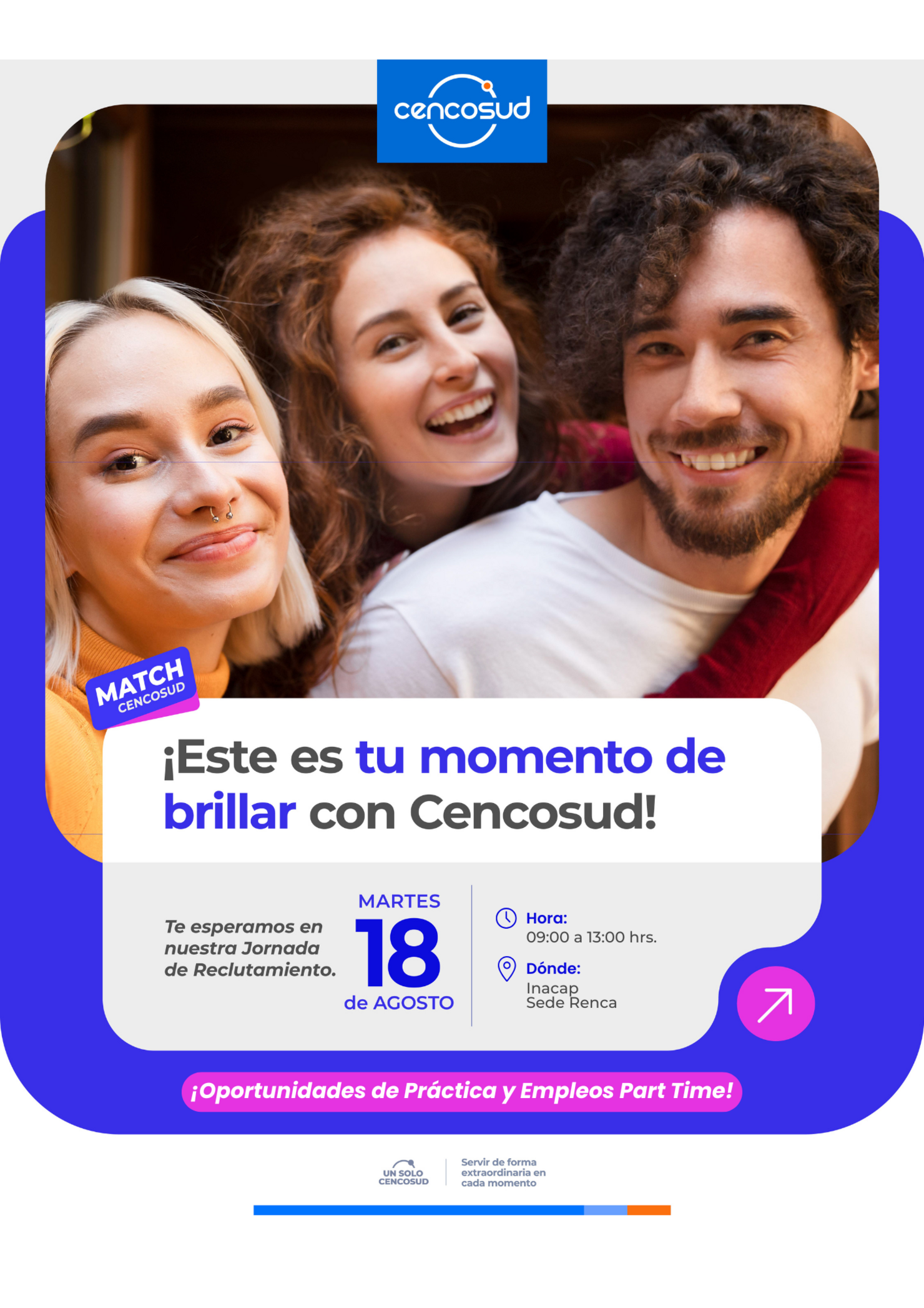 Conecta con Cenco Day Jornada de Reclutamiento en Sede