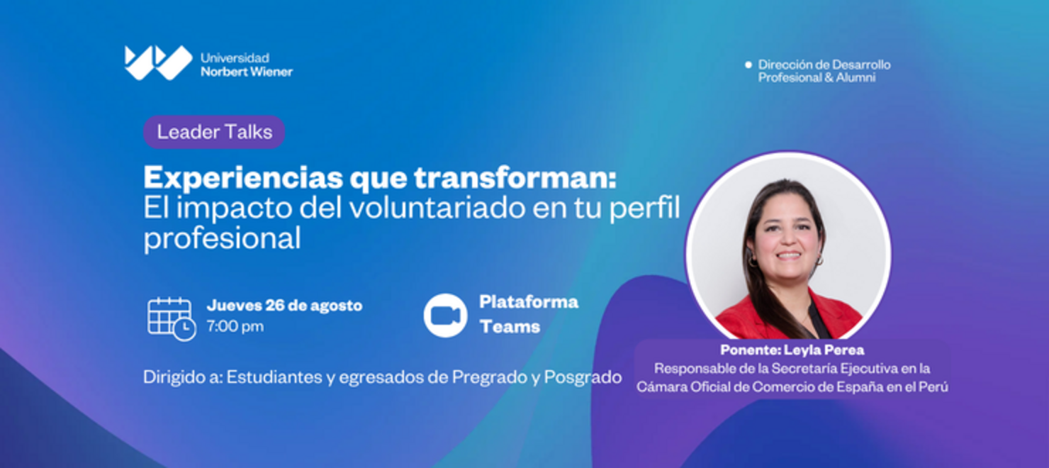 Leader Talks | Experiencias que transforman: El impacto del voluntariado en tu perfil profesional