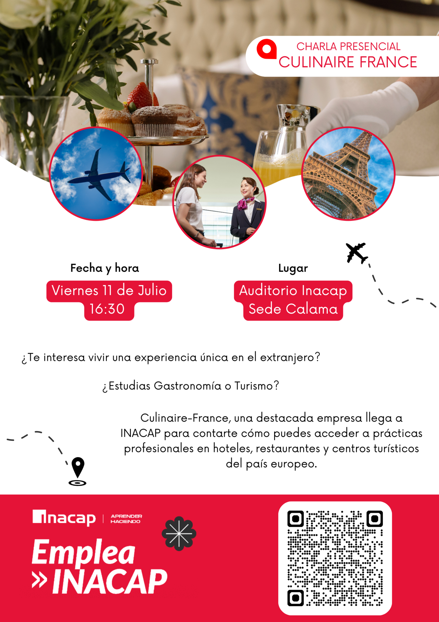 Charla Presencial Culinaire-France