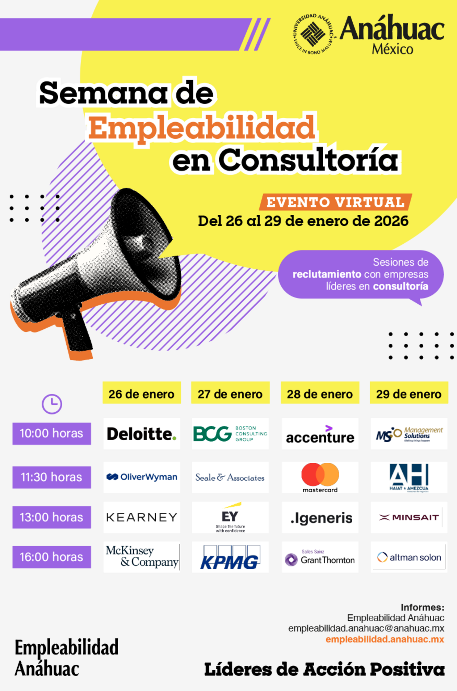 Semana de Empleabilidad en Consultoría
