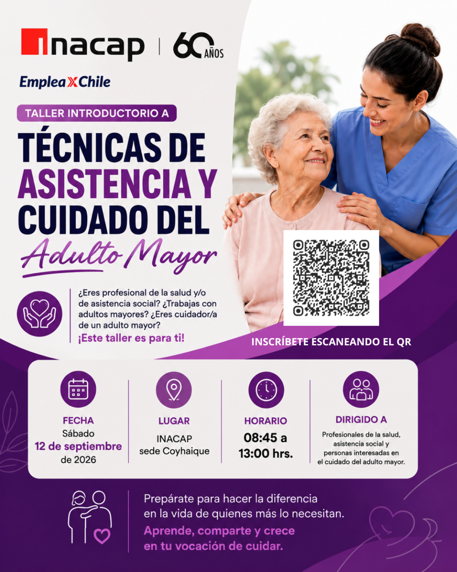 Taller Introductorio a Técnicas de Asistencia y Cuidado del Adulto Mayor