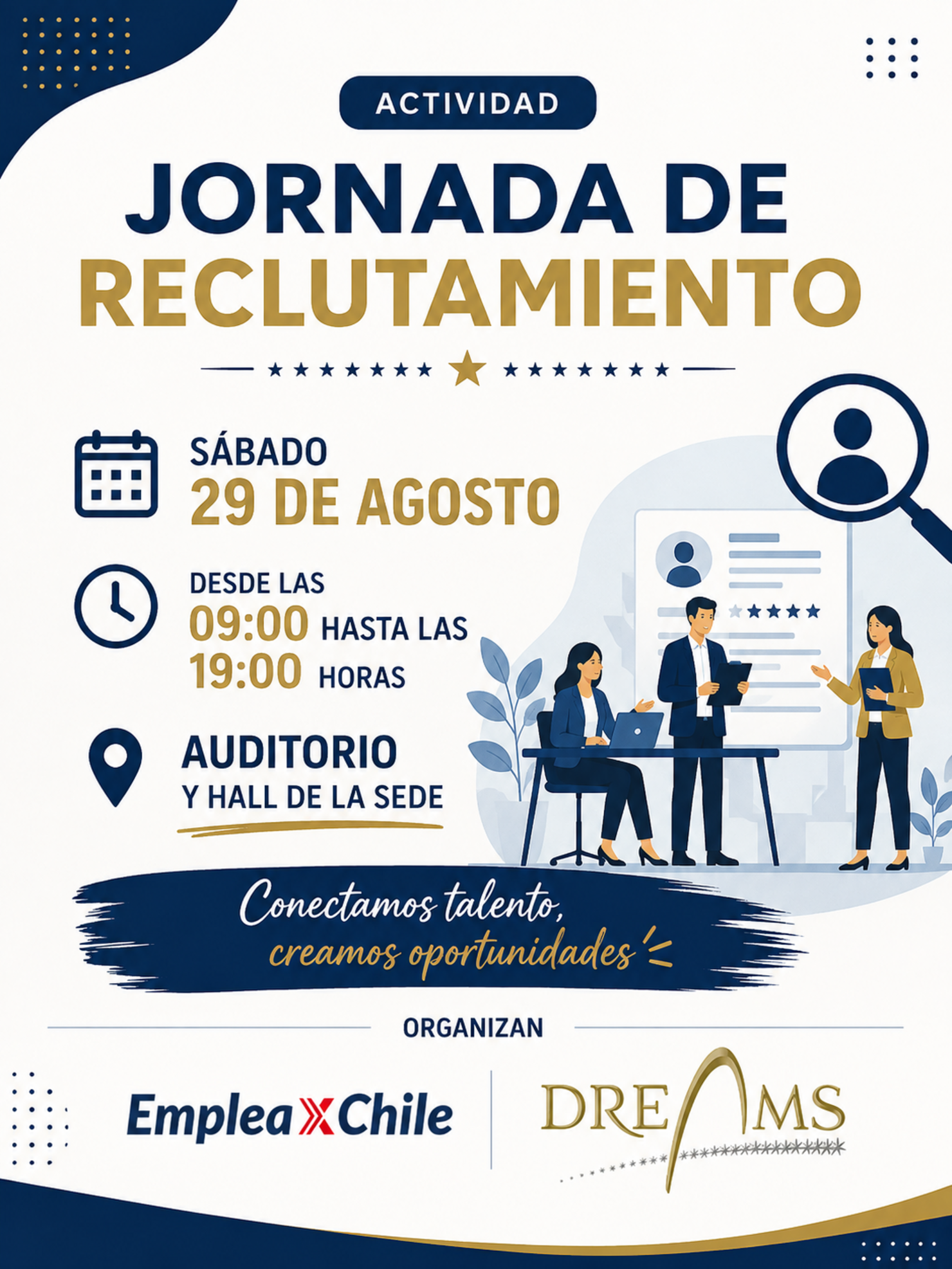 Jornada de Reclutamiento Nuevo Dreams Talca