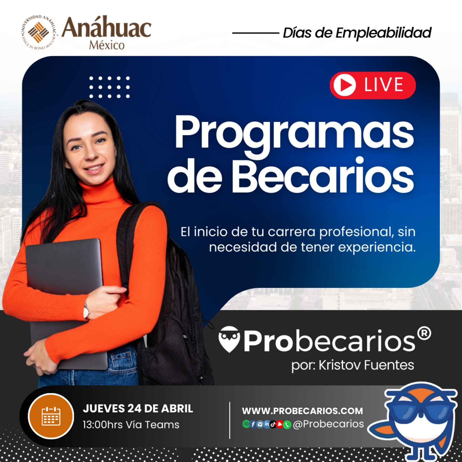¿Eres estudiante y buscas empleo? ¡Conoce a Probecarios!