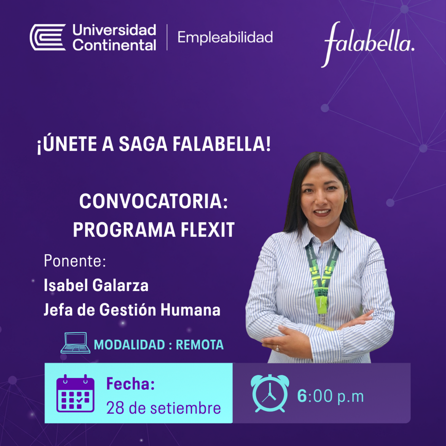 ¡ÚNETE A SAGA FALABELLA!  PROGRAMA FLEXIT | HUANCAYO