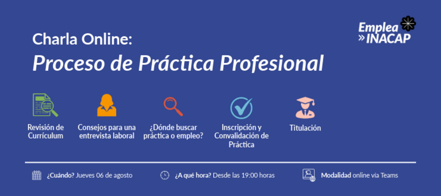 Charla Online: Proceso de Práctica Profesional 🚀