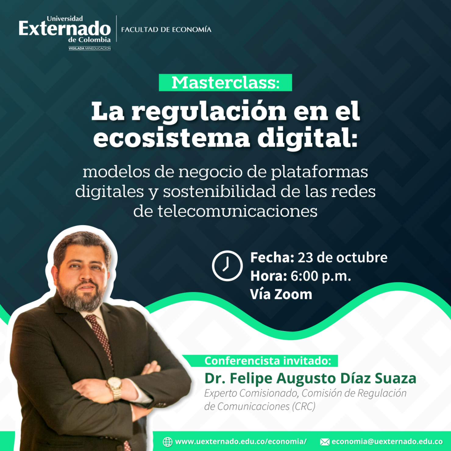 Masterclass: La regulación en el ecosistema digital: modelos de negocio de plataformas digitales y sostenibilidad de las redes de telecomunicaciones