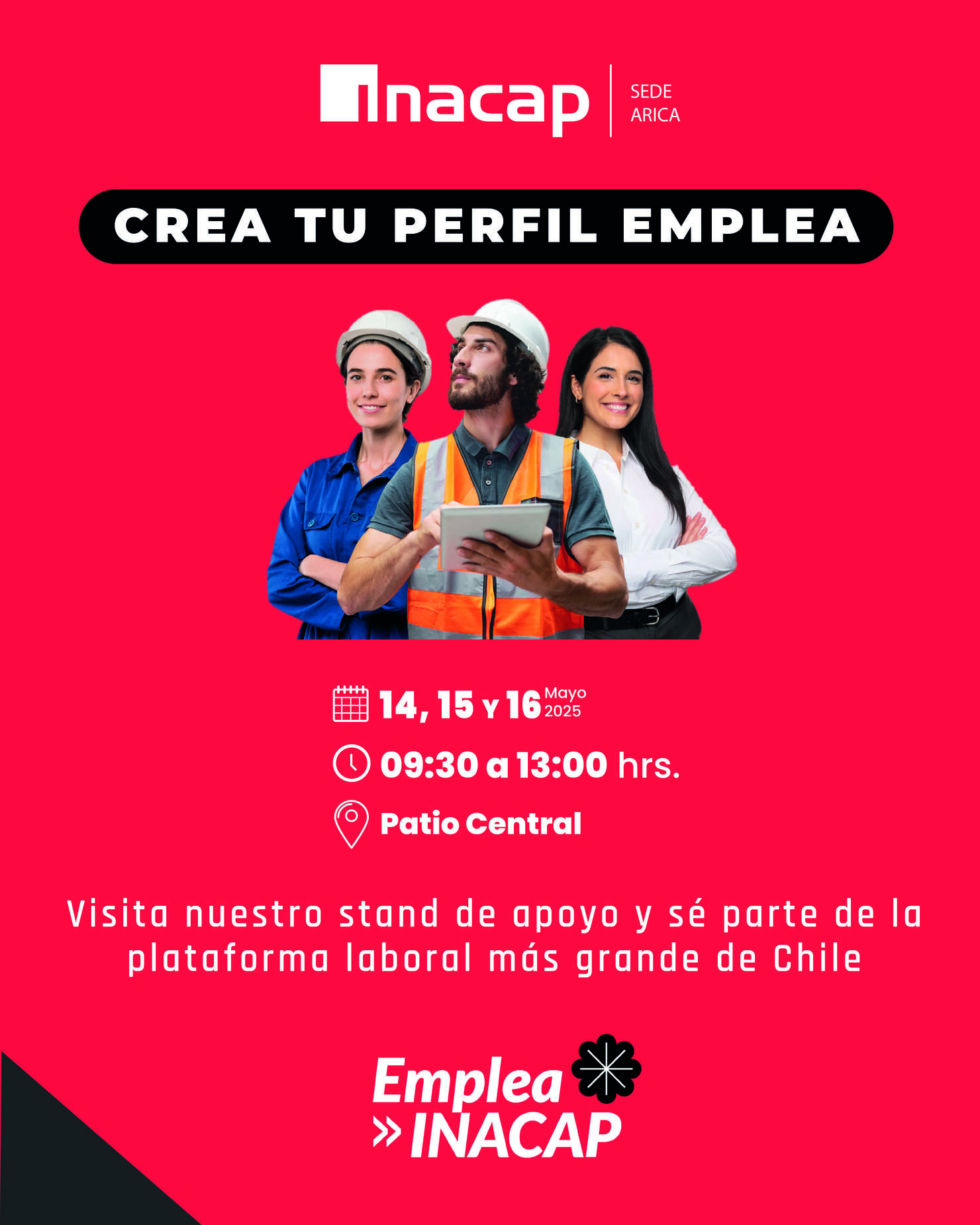 Crea tu Perfil Emplea INACAP