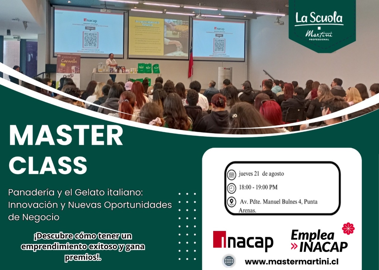 MASTER CLASS PANADERIA Y GELATO ITALIANO