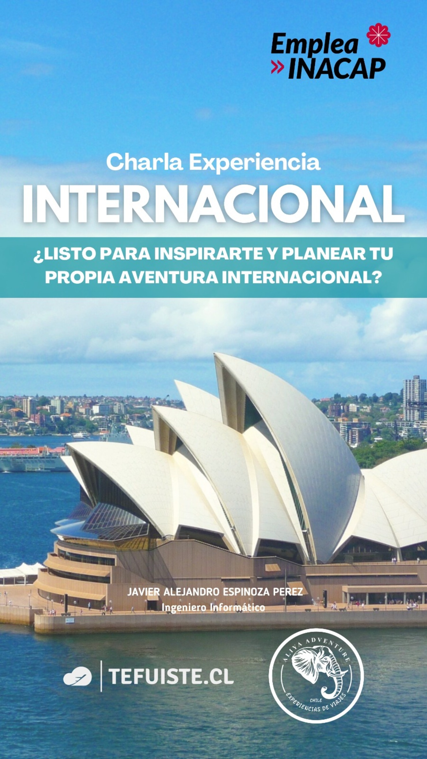 Charla Experiencia Internacional Exalumno ✈️