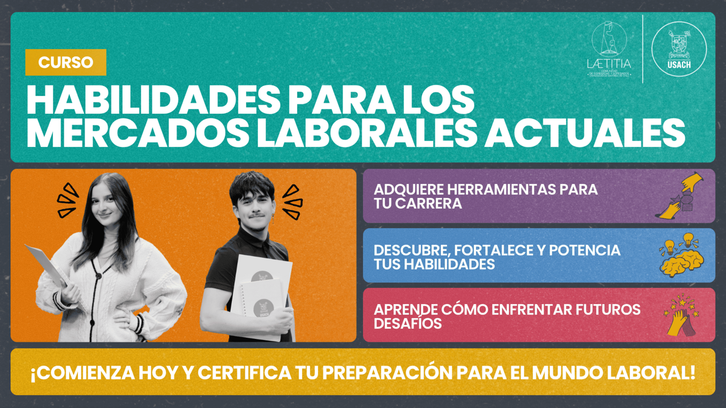 Curso "Prepárate para el Mundo Laboral: Habilidades para los mercados laborales actuales"