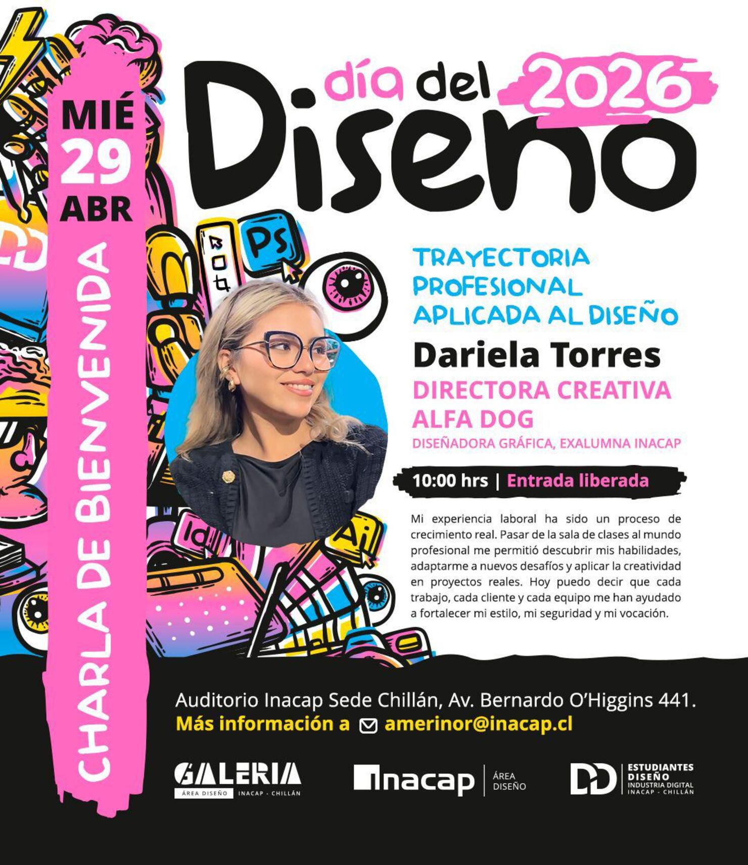 Charla: Trayectoria Profesional Aplicada al Diseño