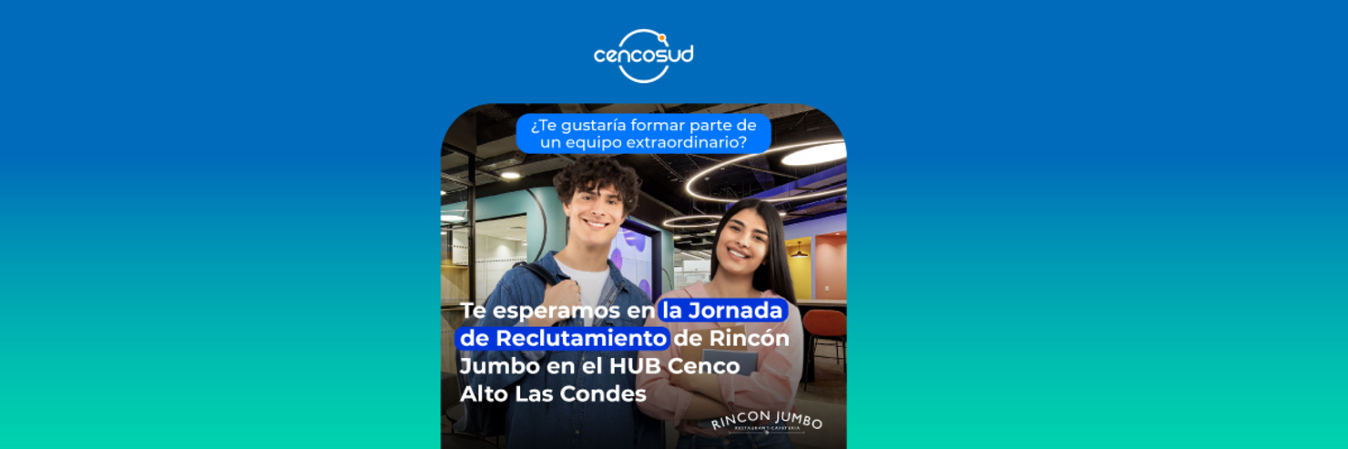 Conoce cómo ser parte del Programa de Prácticas de Rincón Jumbo
