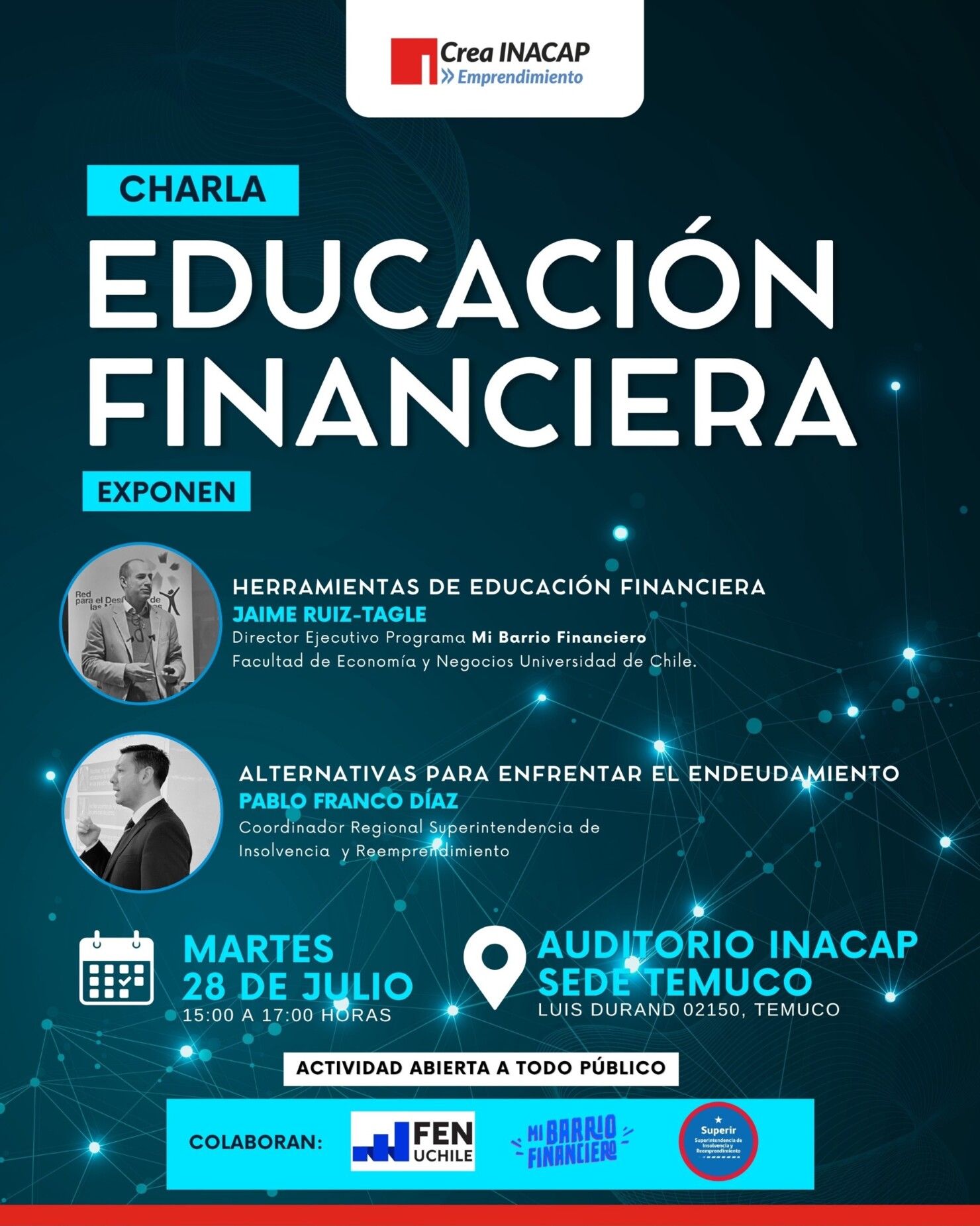 CHARLA EDUCACIÓN FINANCIERA