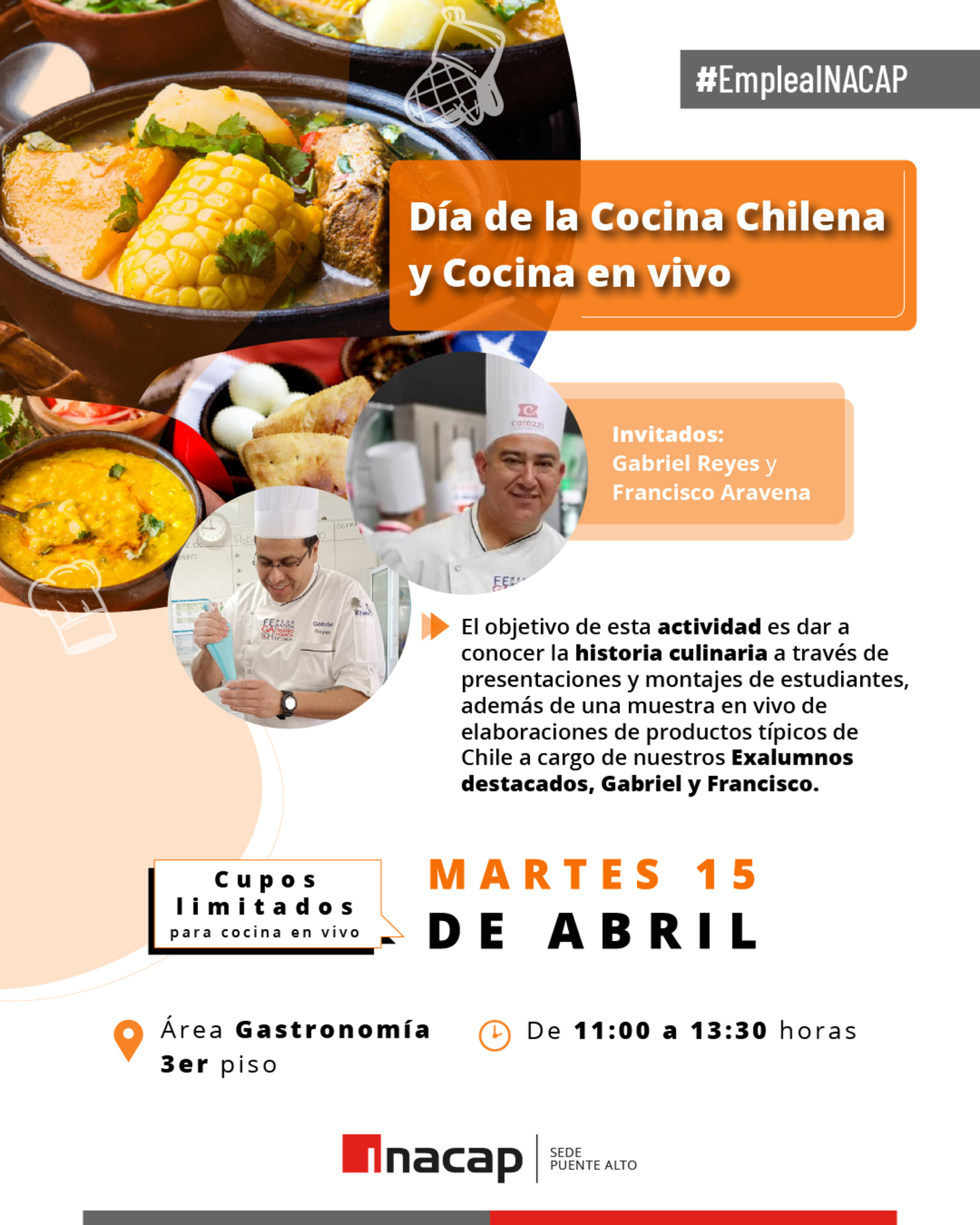 Día de la cocina Chilena y Cocina en Vivo