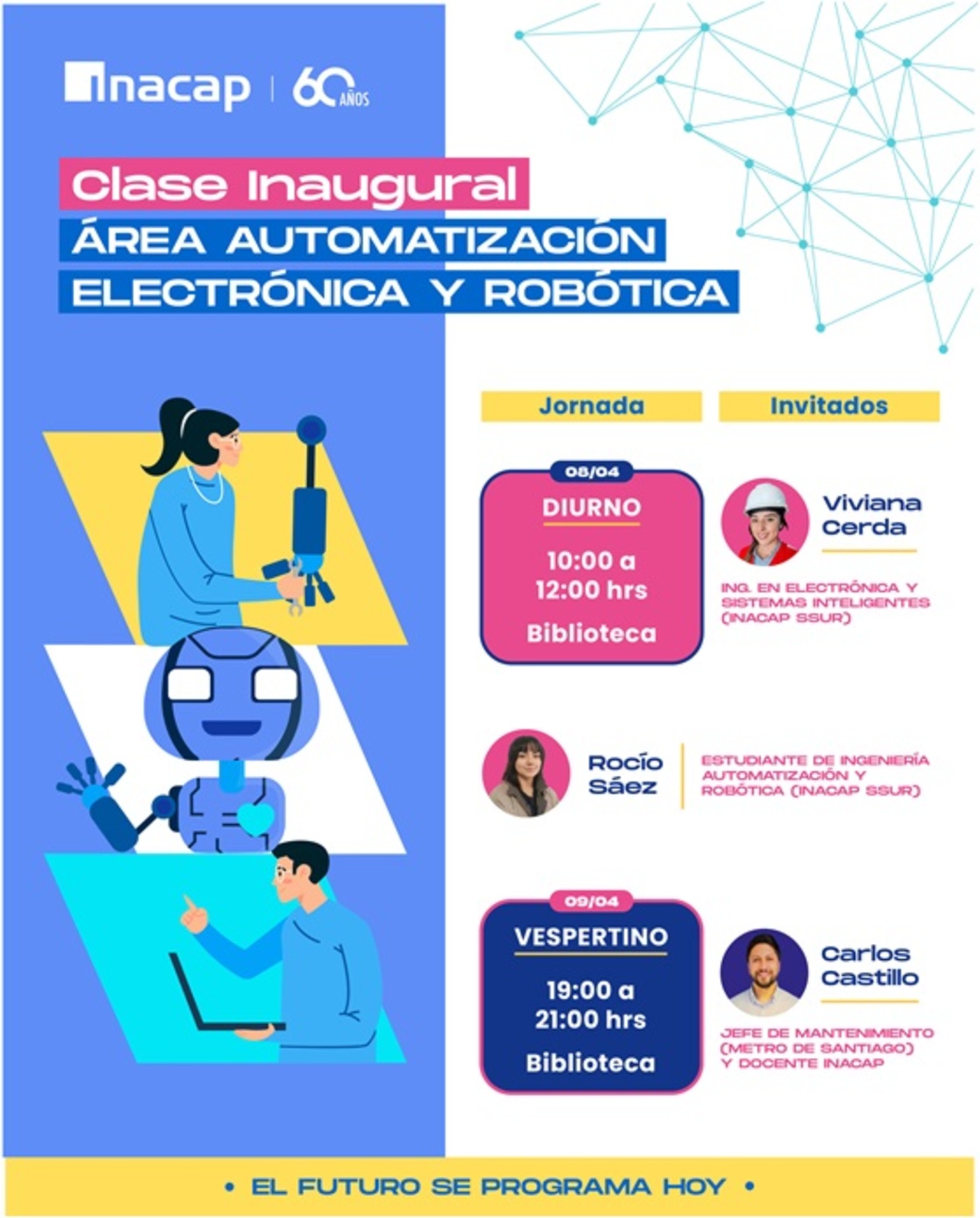 Clase Inaugural Área Automatización, Electrónica y Robótica – Jornada Diurna