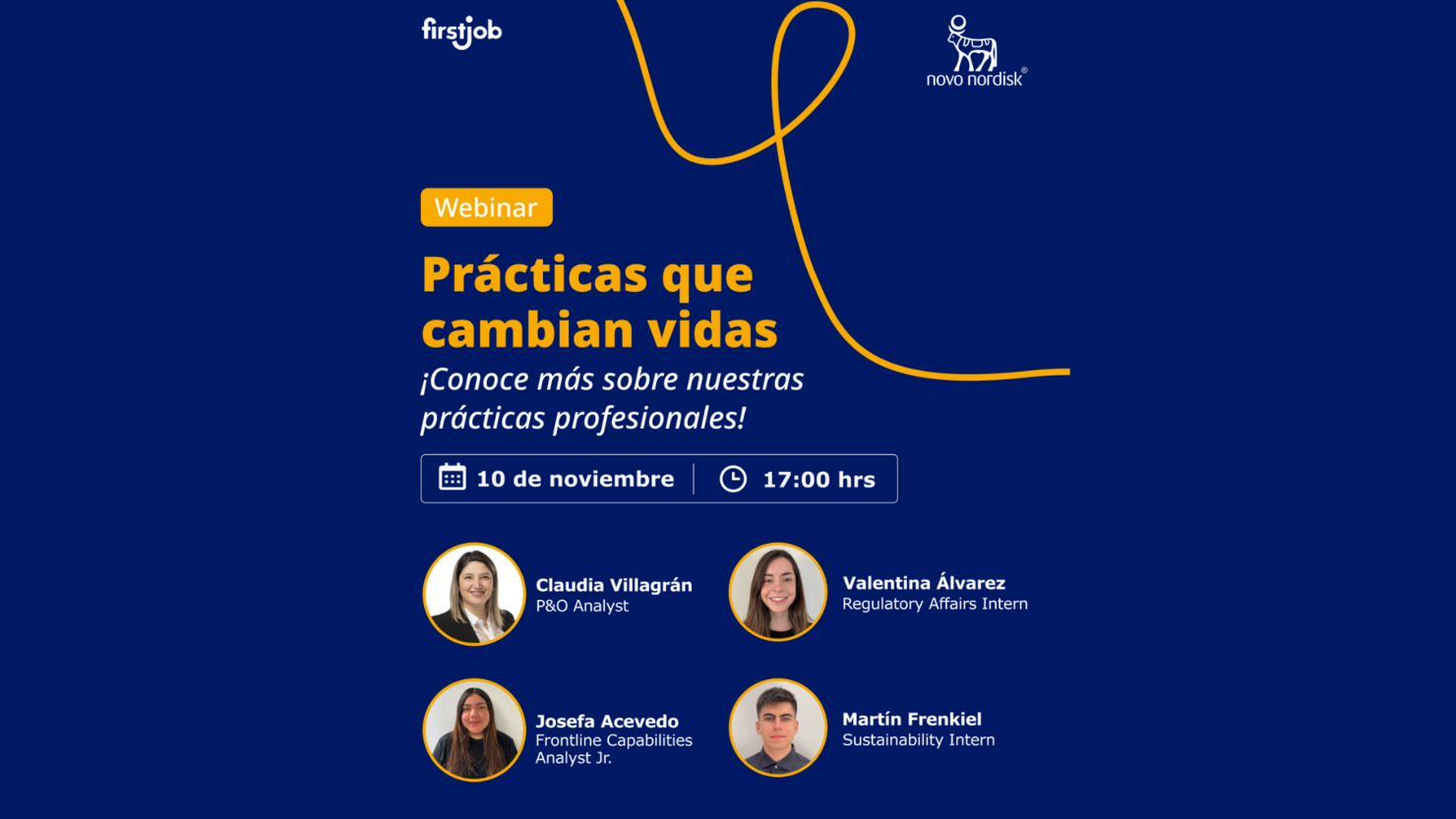 Webinar "Prácticas que Cambian Vidas" de Novo Nordisk