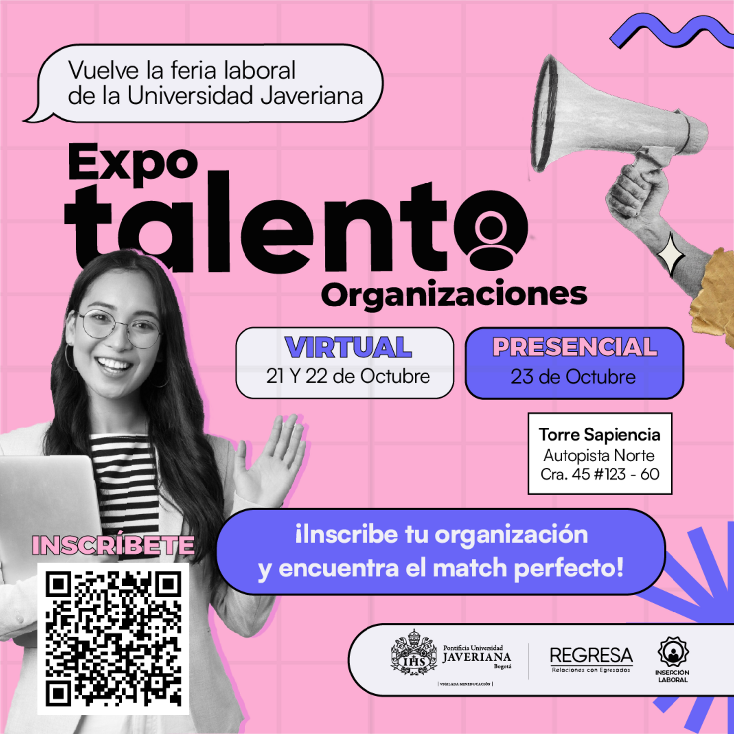 Invitación para las organizaciones a la feria laboral Expotalento