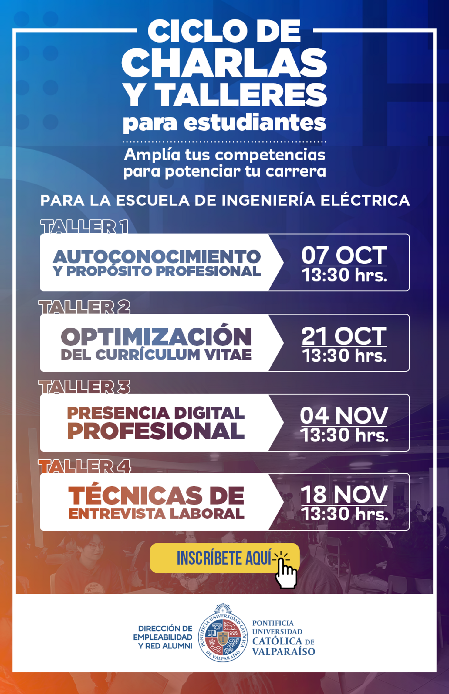 Talleres de Inserción Laboral: Escuela de Ingeniería Eléctrica