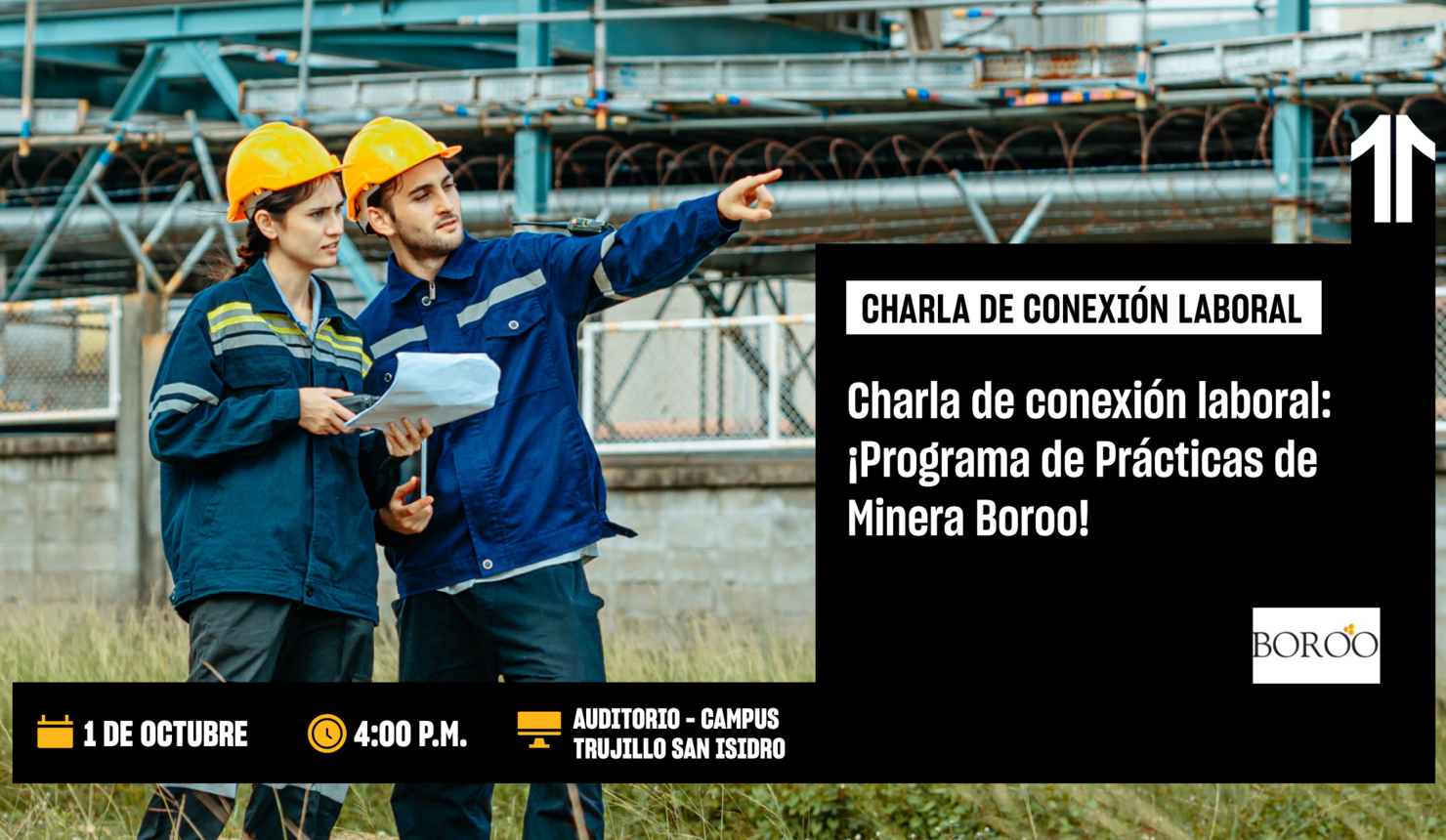 Charla de conexión laboral: ¡Programa de Prácticas de Minera Boroo!