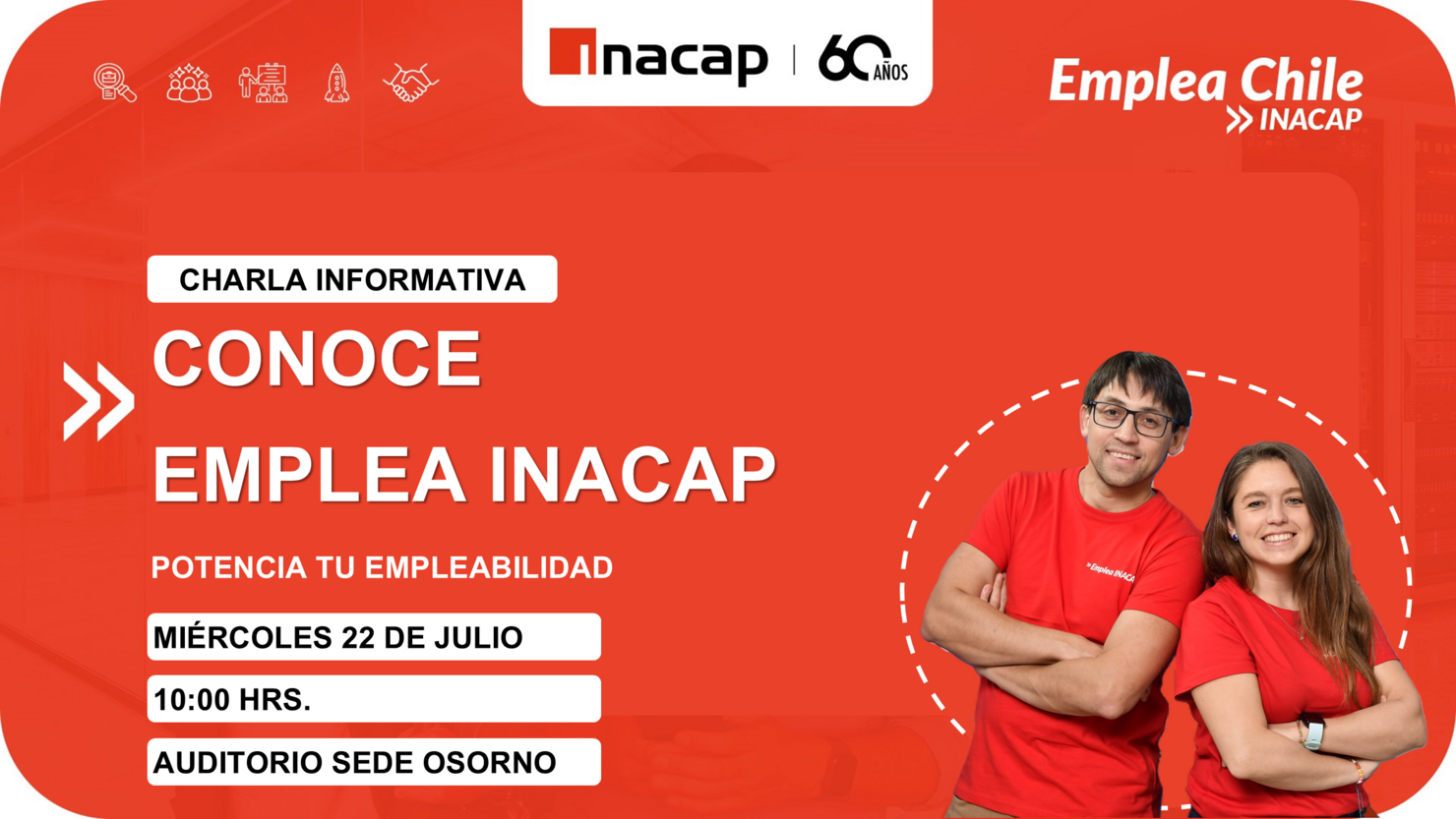 Charla Informativa: Conoce Emplea INACAP