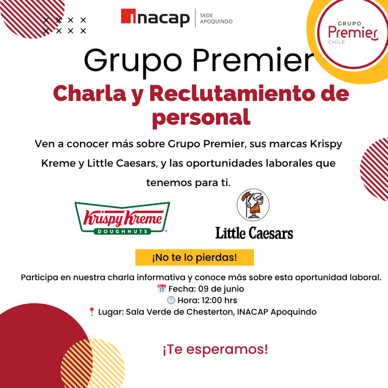 Charla y reclutamiento Grupo Premier