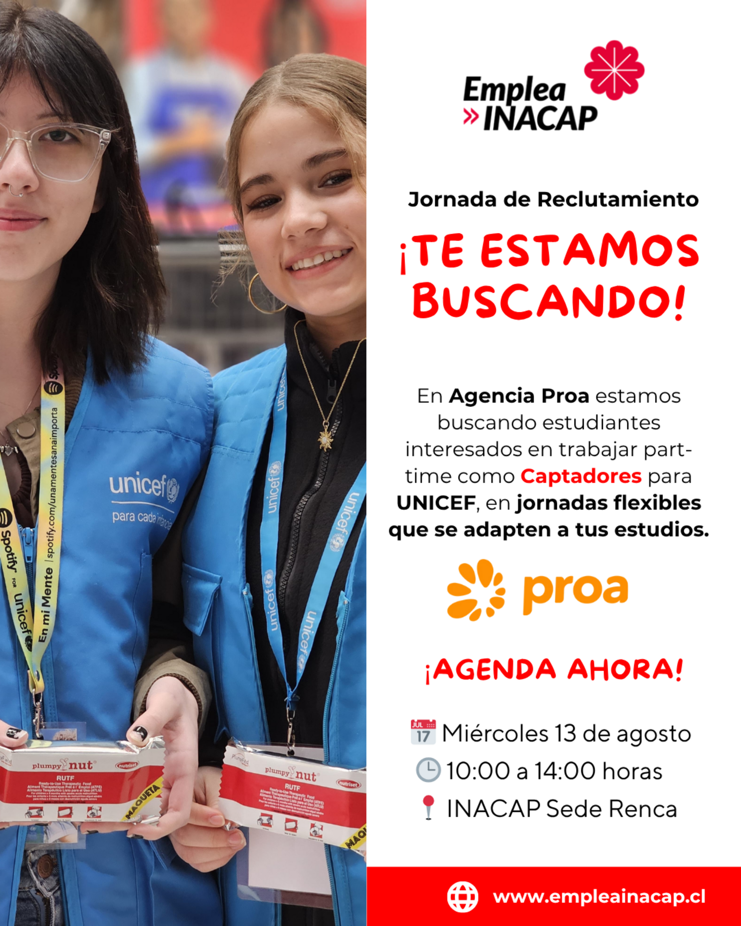 Jornada de Reclutamiento Part Time Agencia Proa