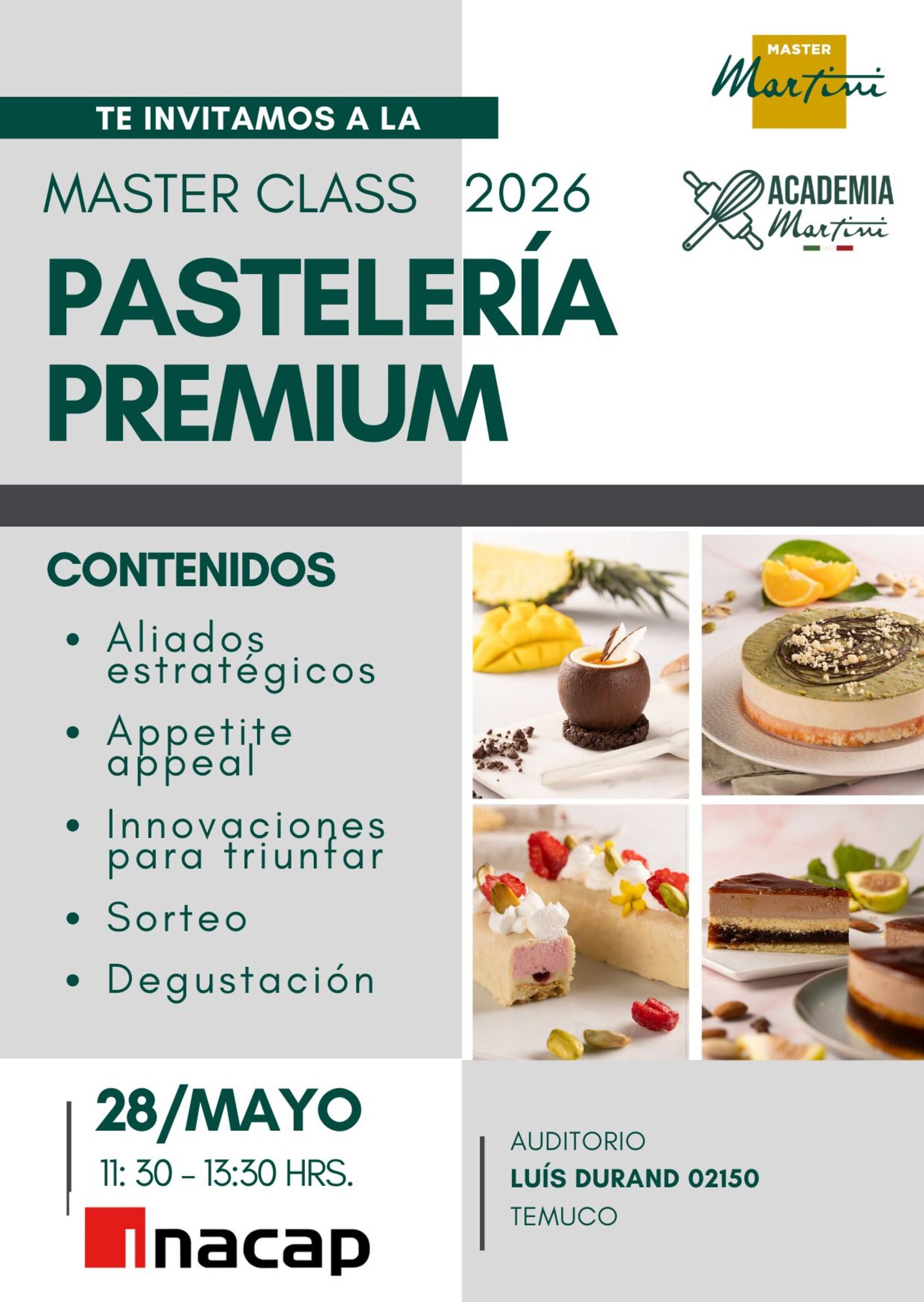 Masterclass: Pastelería Premium