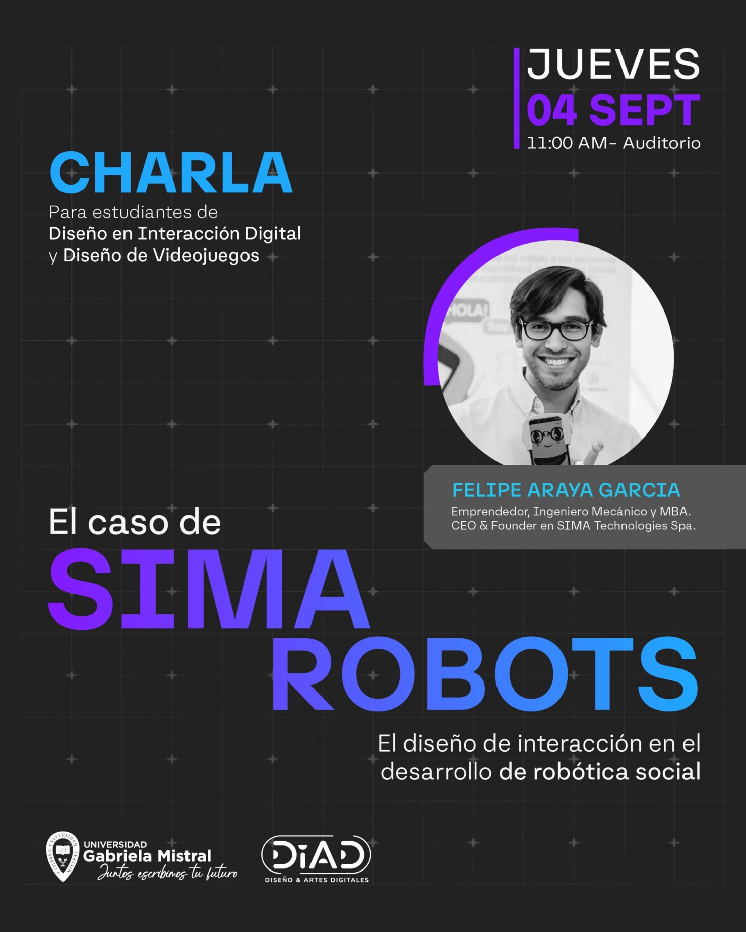 Charla: El diseño de interacción en el desarrollo de robótica social