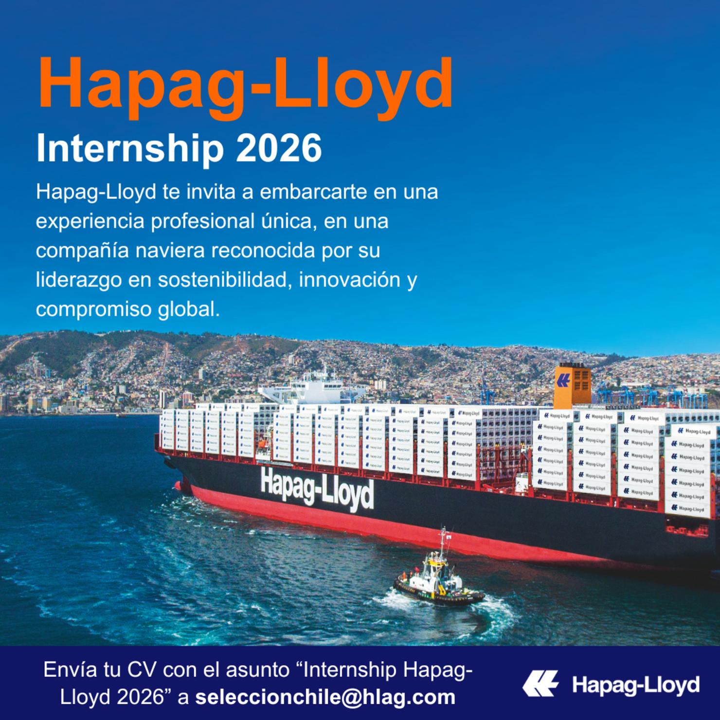 Convocatoria Prácticas II Semestre - Hapag Lloyd
