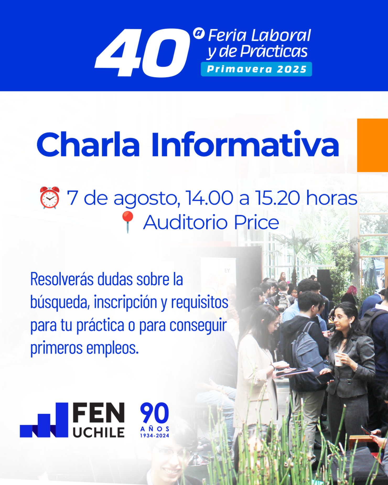 Charla Informativa de la Feria Laboral y de Prácticas