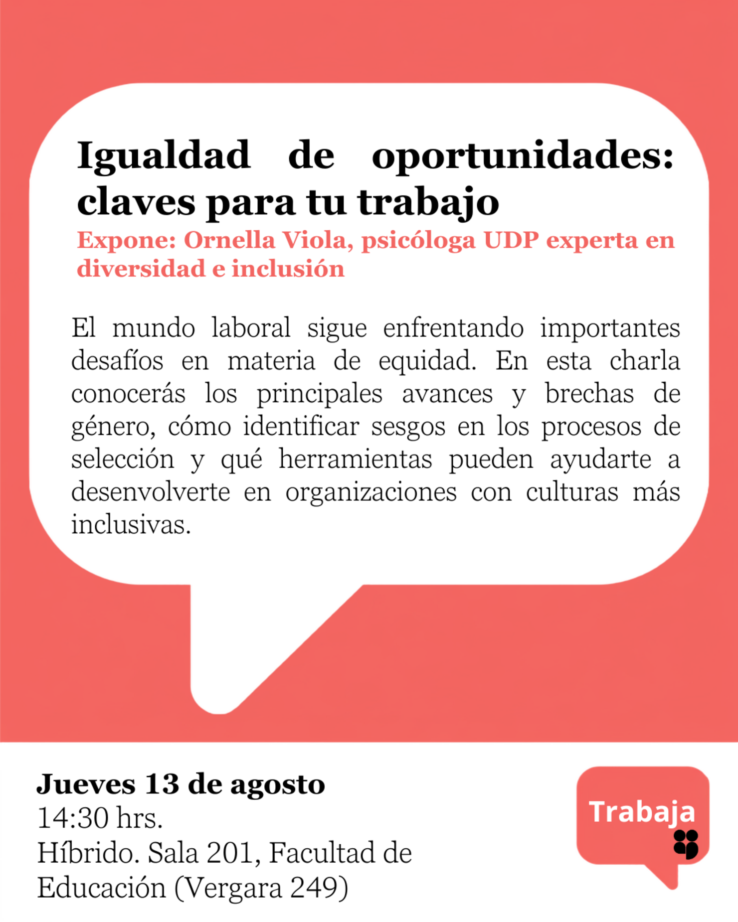 Igualdad de oportunidades: claves para tu trabajo