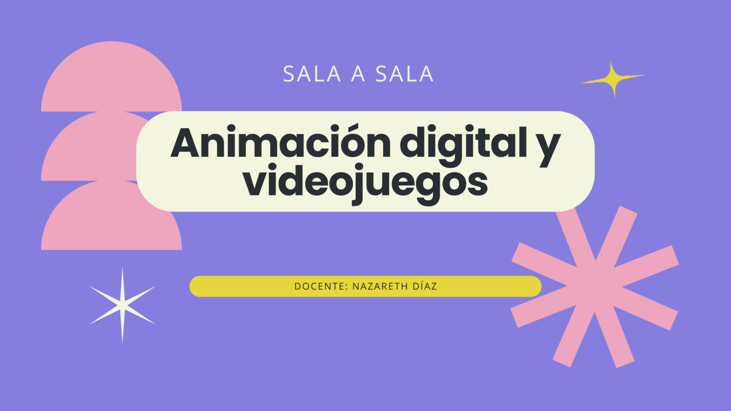Sala a sala Animación digital y videojuegos