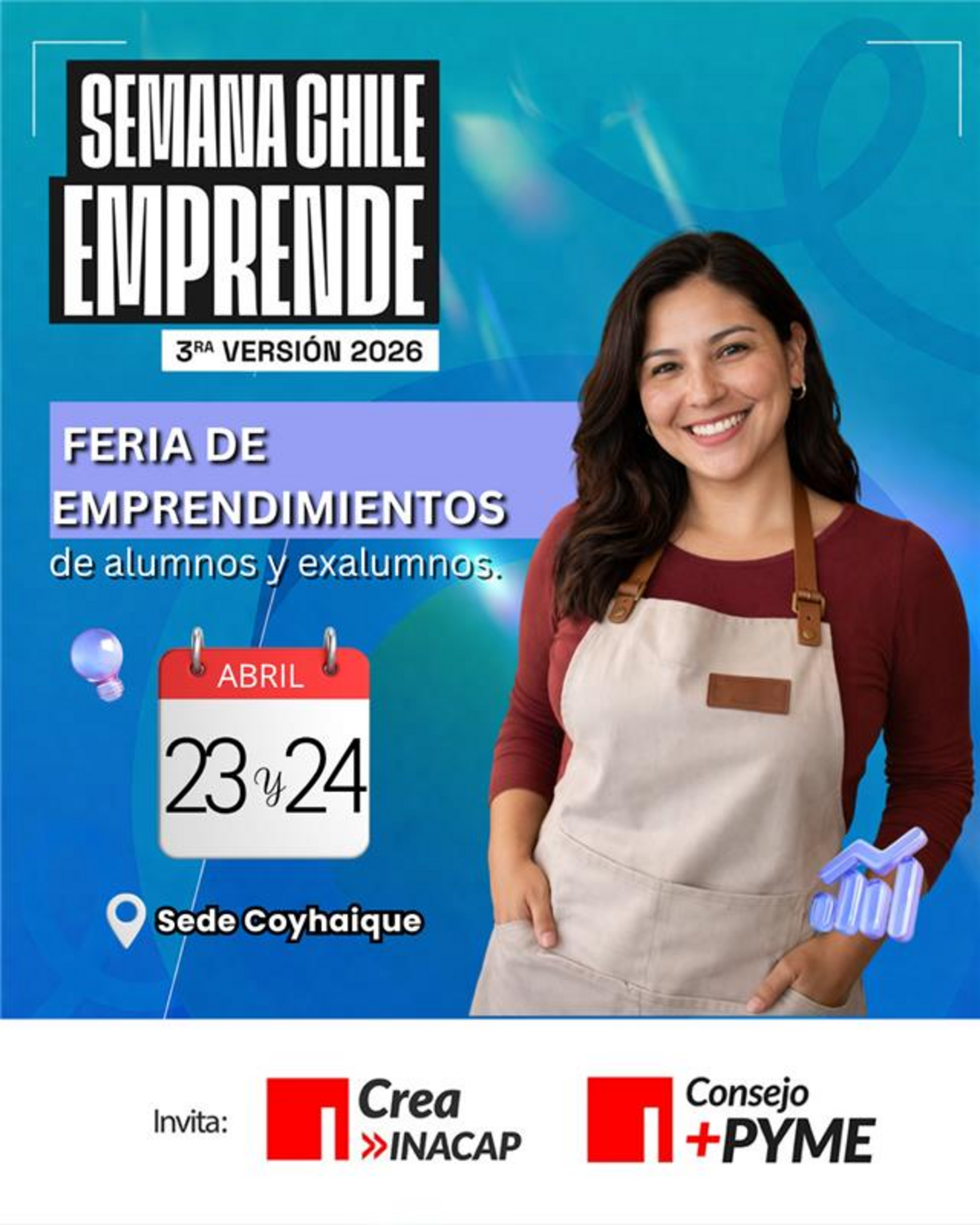 Feria de Emprendimientos INACAP Coyhaique 2026