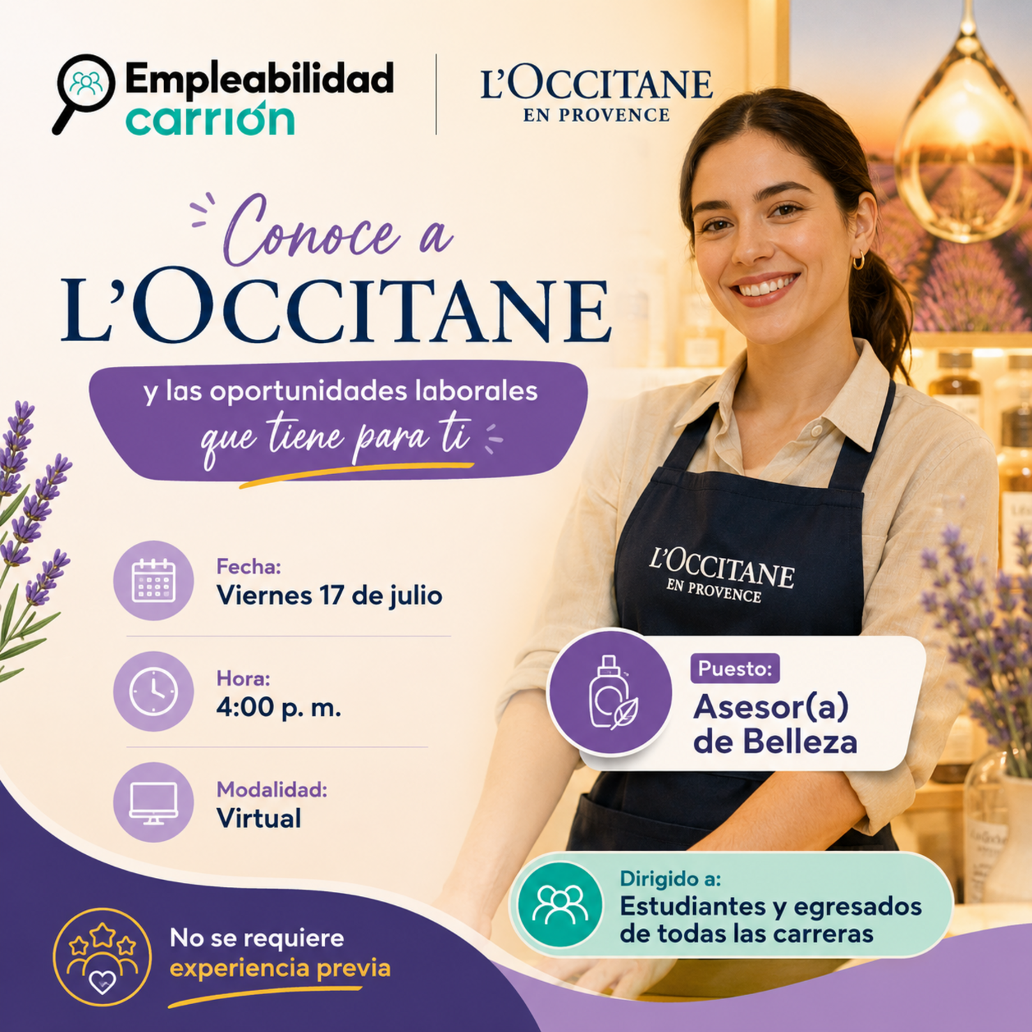 Conoce L’Occitane y las oportunidades laborales que tiene para ti