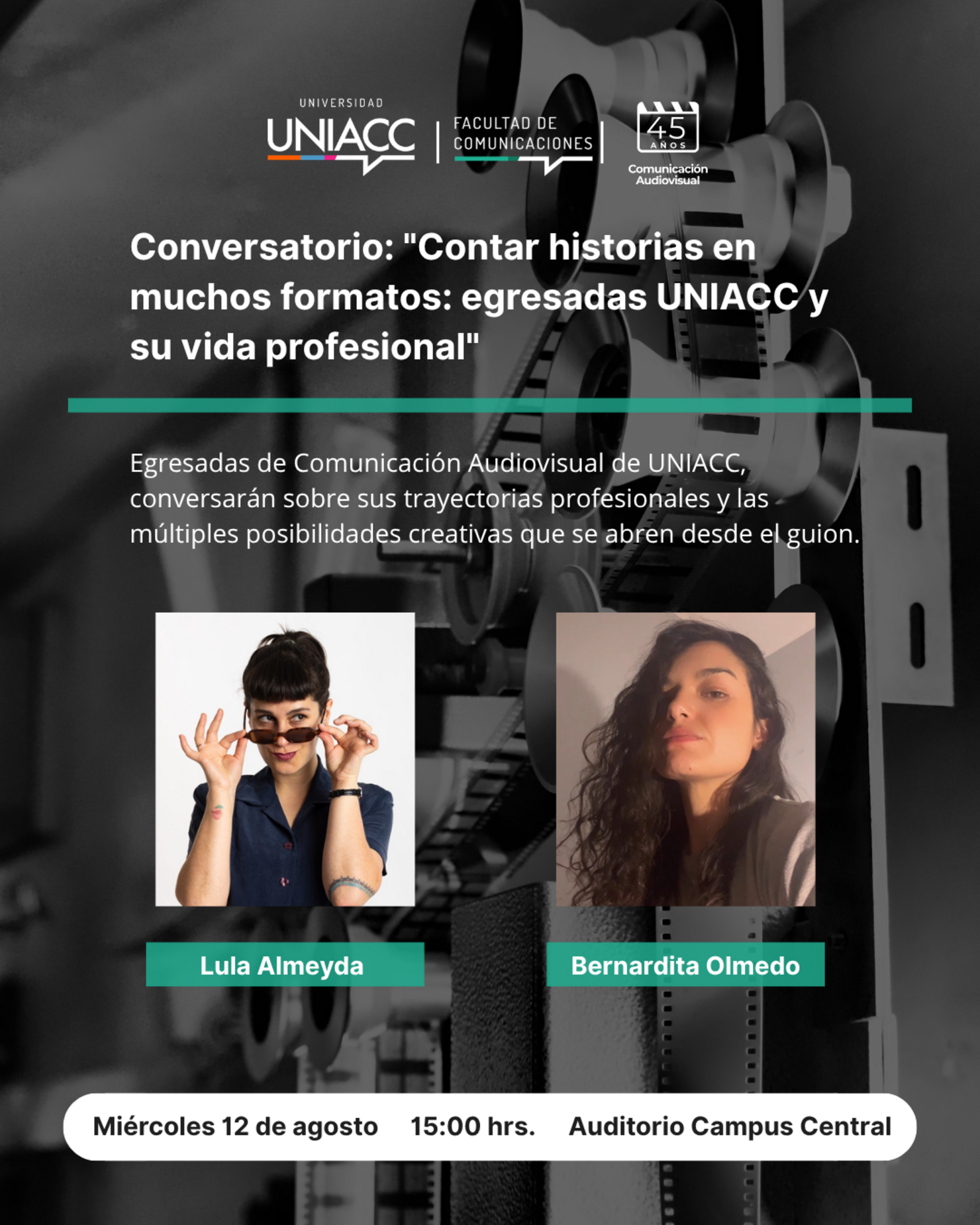 Conversatorio: "Contar historias en muchos formatos; egresadas UNIACC y su vida profesional"