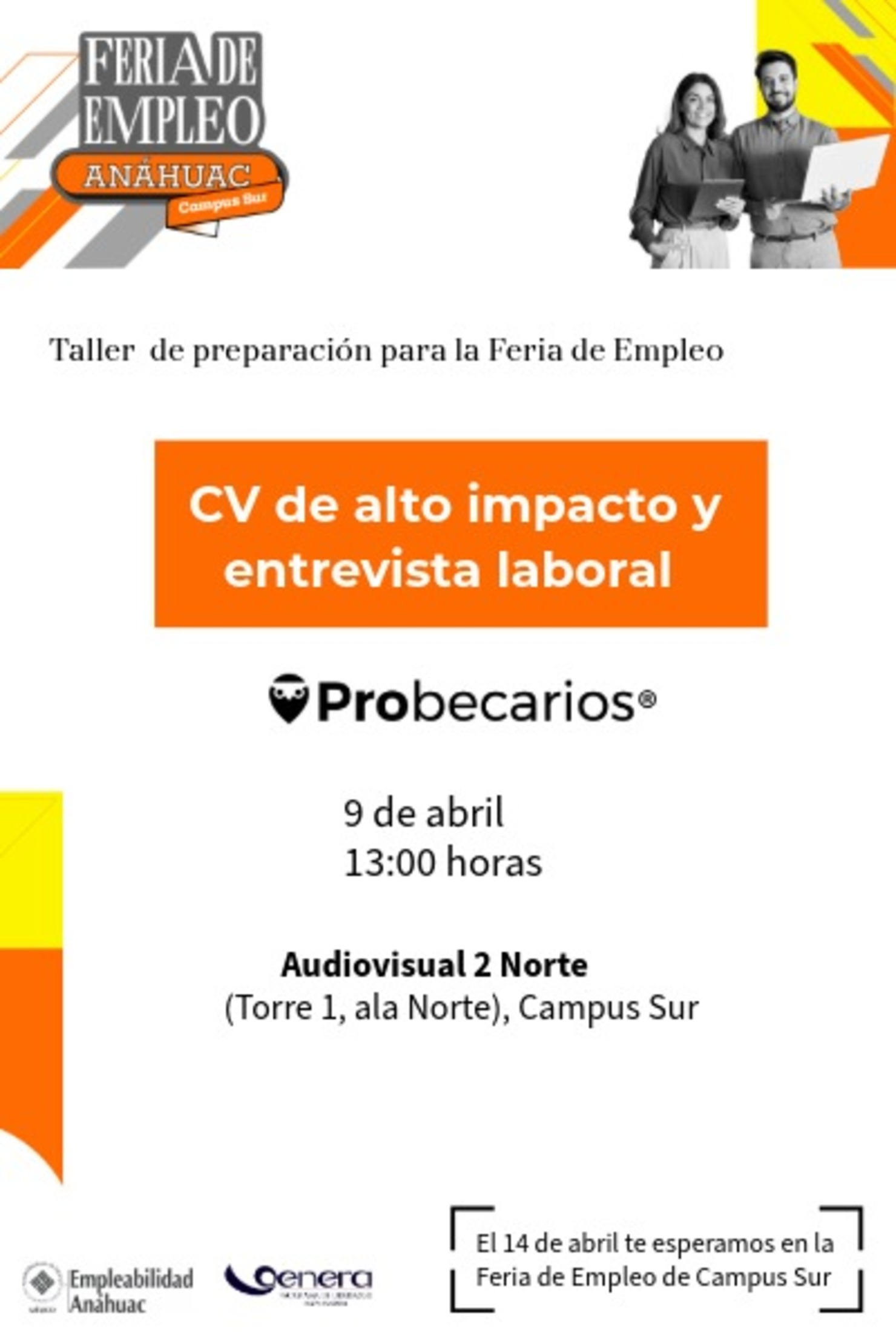 Taller CV de alto impacto y entrevista laboral