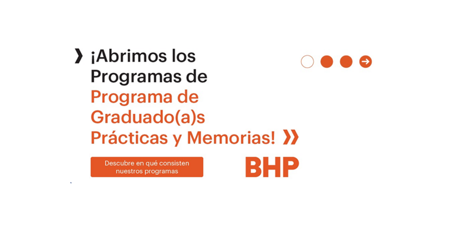 Programa de Graduados/as, Prácticas y Memorias - BHP