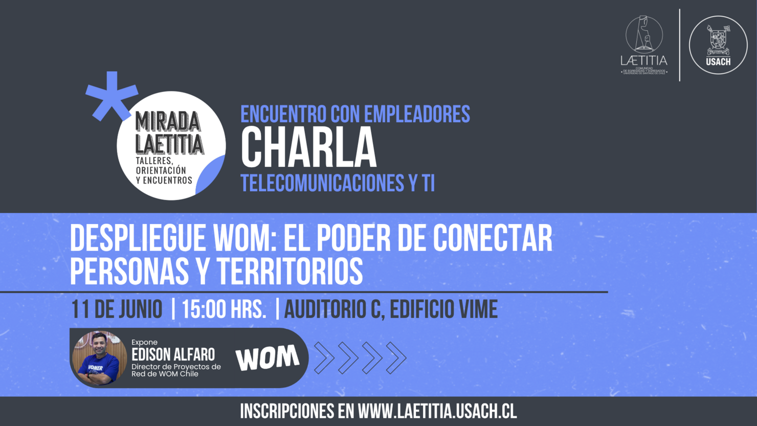 Encuentro con Empleadores: Charla Despliegue WOM: El poder de conectar personas y territorios