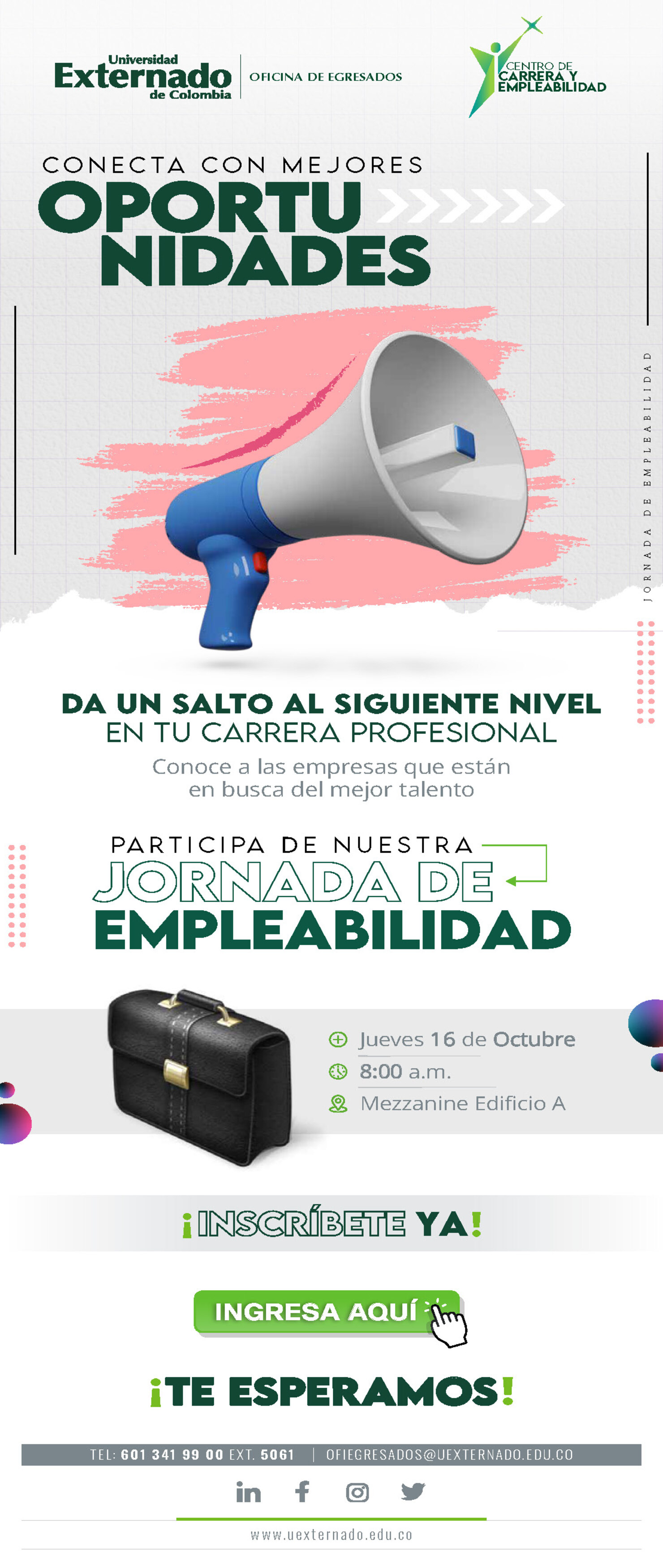 Jornada de Empleabilidad 2025-2: Conecta tu talento con el mundo profesional