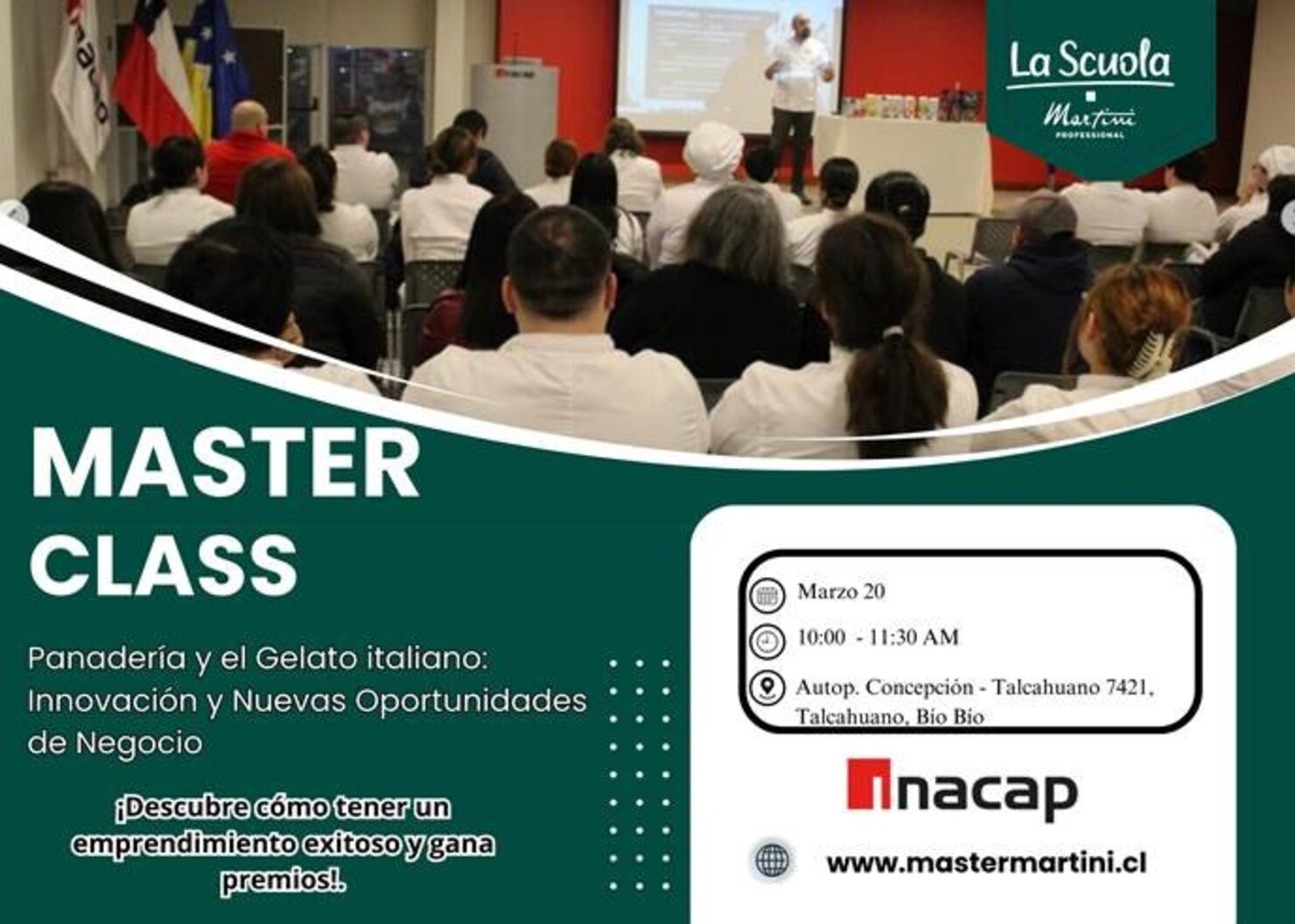 Master Class: Panadería Y Gelato Italiano Innovación y Nuevas Oportunidades de Negocio