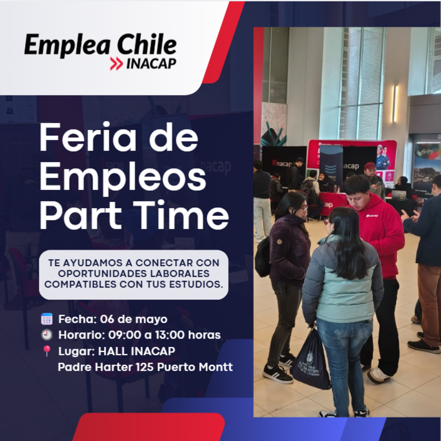 Feria de empleos Part time