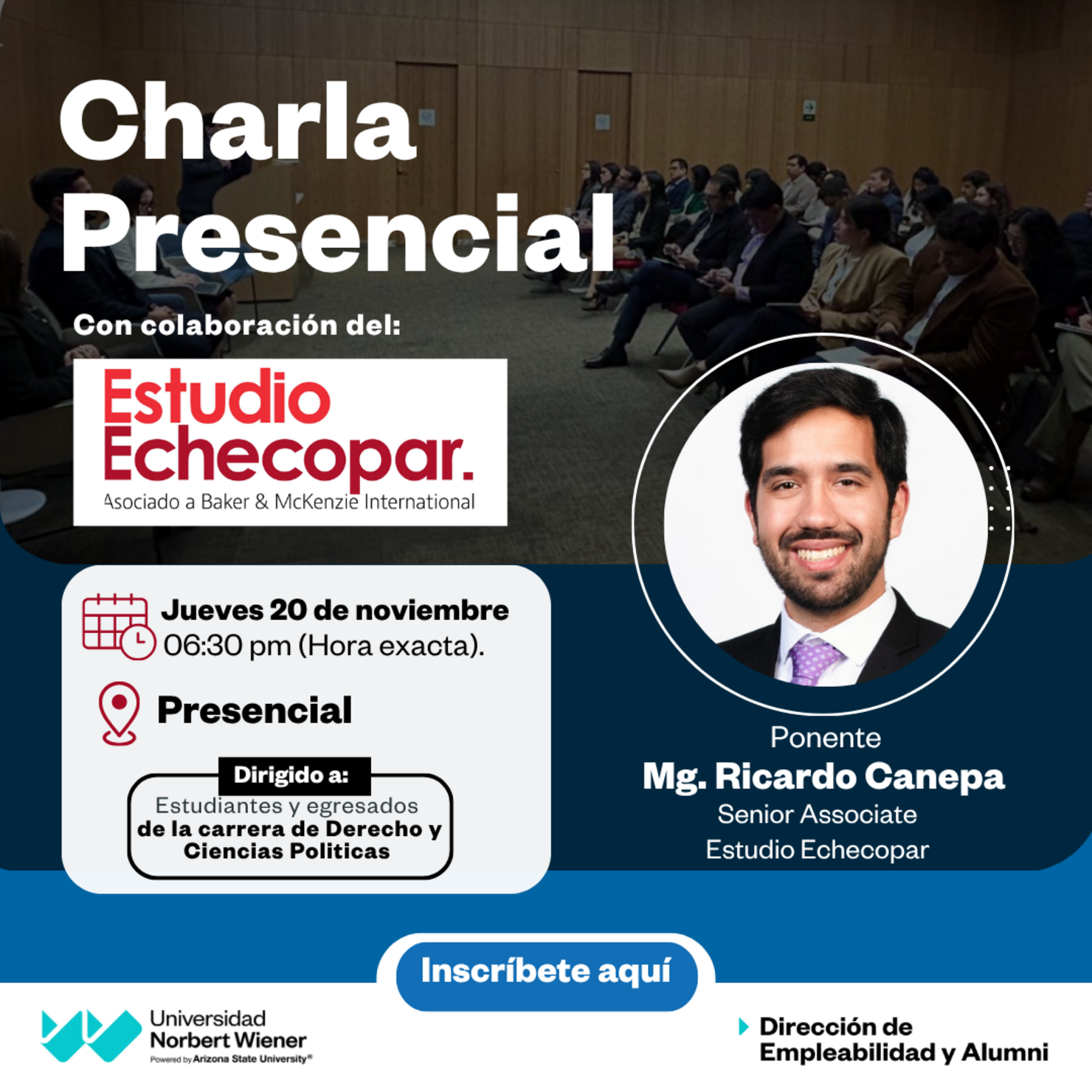 Charla con Estudio Echecopar
