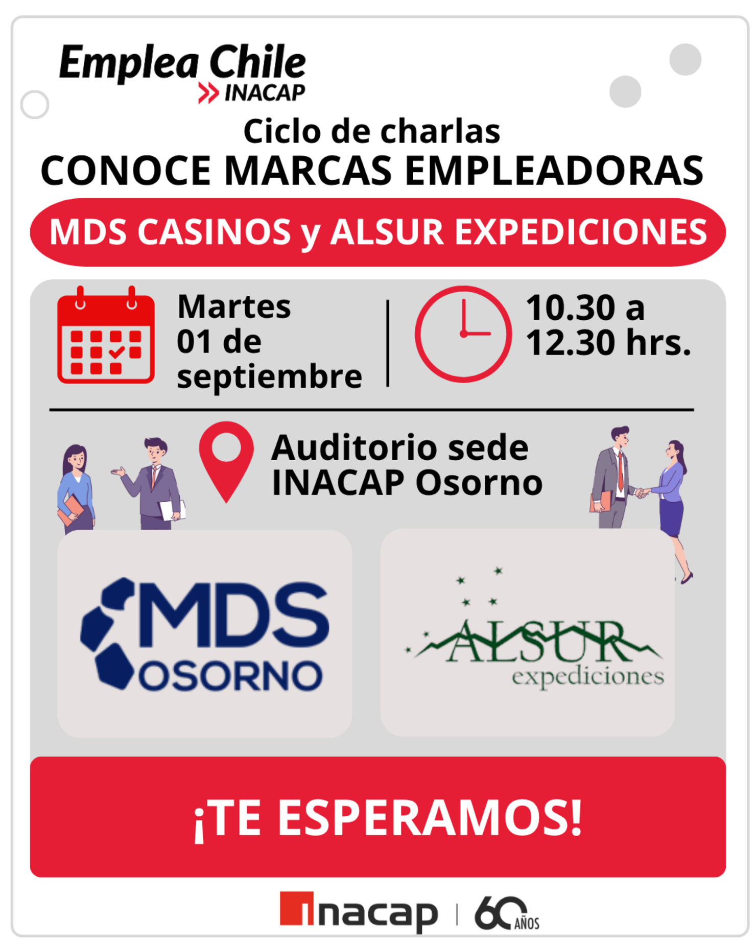 Charla marca empleadora: Empresa Casino Marina del Sol y Franco Briones
