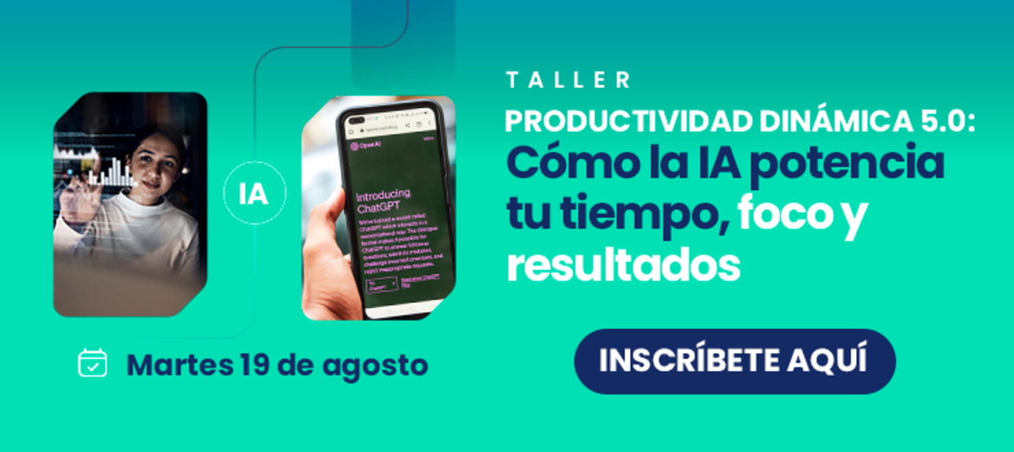Productividad Dinámica 5.0: Cómo la IA potencia tu tiempo, foco y resultados