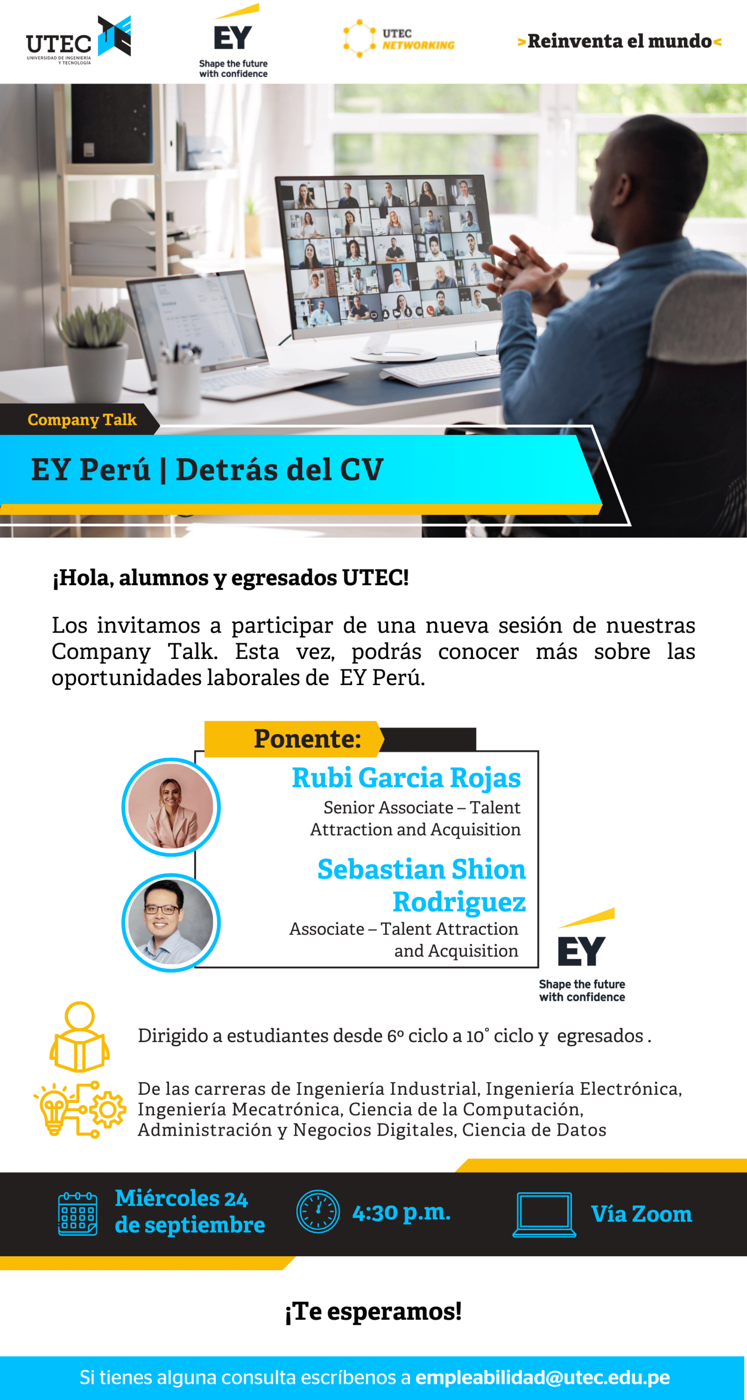 [EY - Detrás del CV ] Miércoles 24/09 a las 04:30 pm
