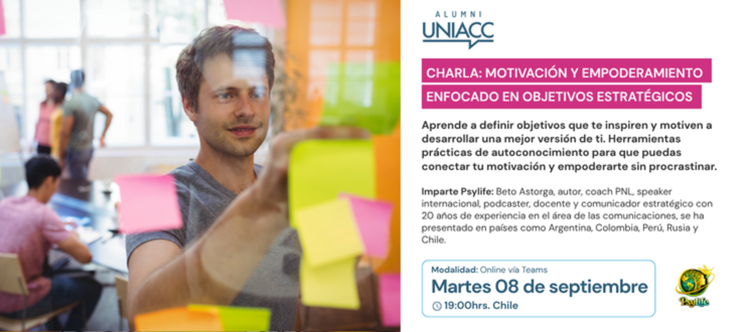 Charla: Motivación y empoderamiento enfocado en objetivos estratégicos