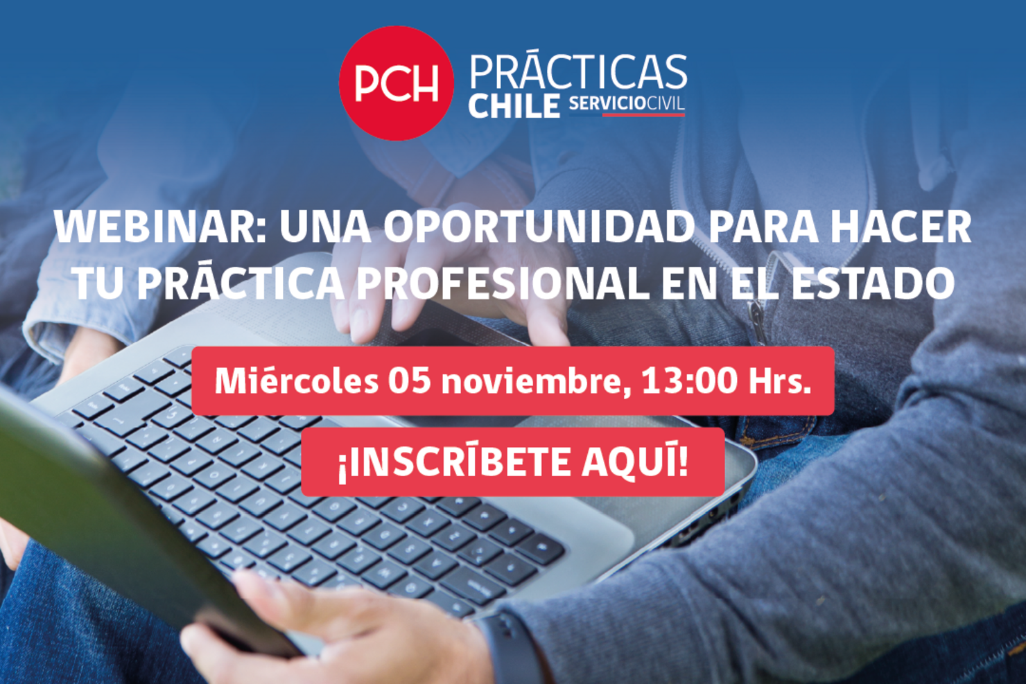 Webinar: Una oportunidad para hacer tu práctica profesional en el Estado de Prácticas Chile