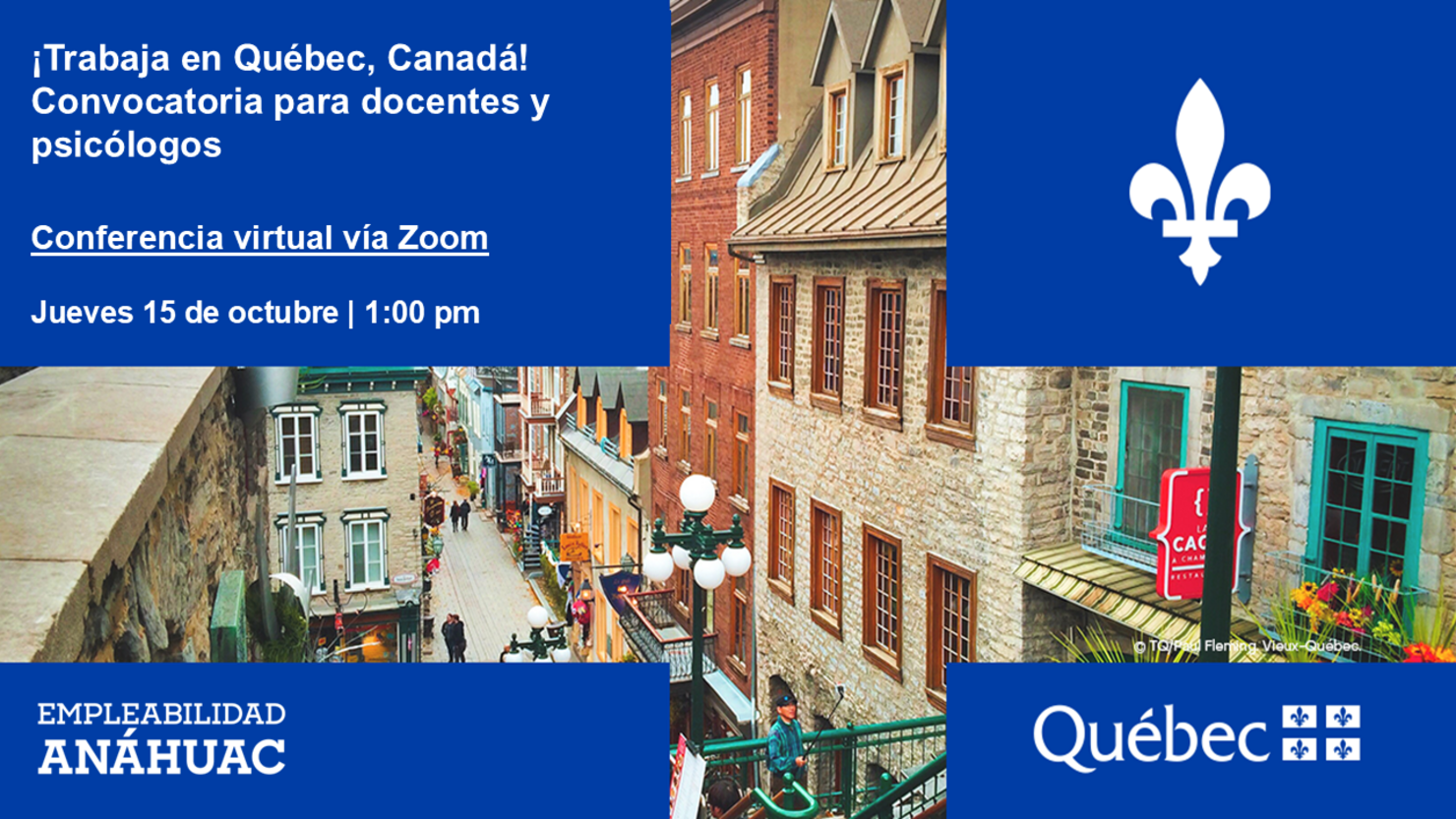 ¡Trabaja en Québec, Canadá! Convocatoria para docentes y psicólogos